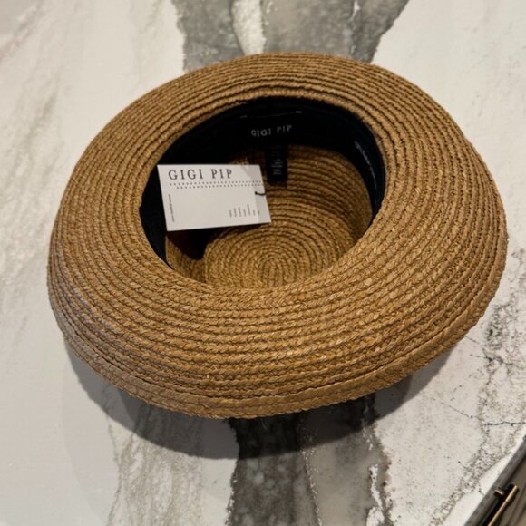 Gigi Pip Luna Straw Gambler Hat main image 5